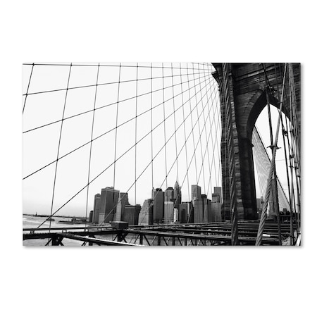 CATeyes 'Brooklyn Bridge 4' Canvas Art,16x24